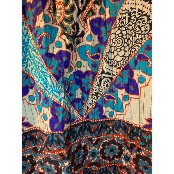 Soft Surroundings Colorful Boho Quilted Jacket Women's Sz SP Petite Art to Wear - Picture 5 of 8